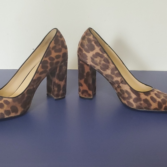 NEW Nine West pointed toe leopard heels - Picture 3 of 5